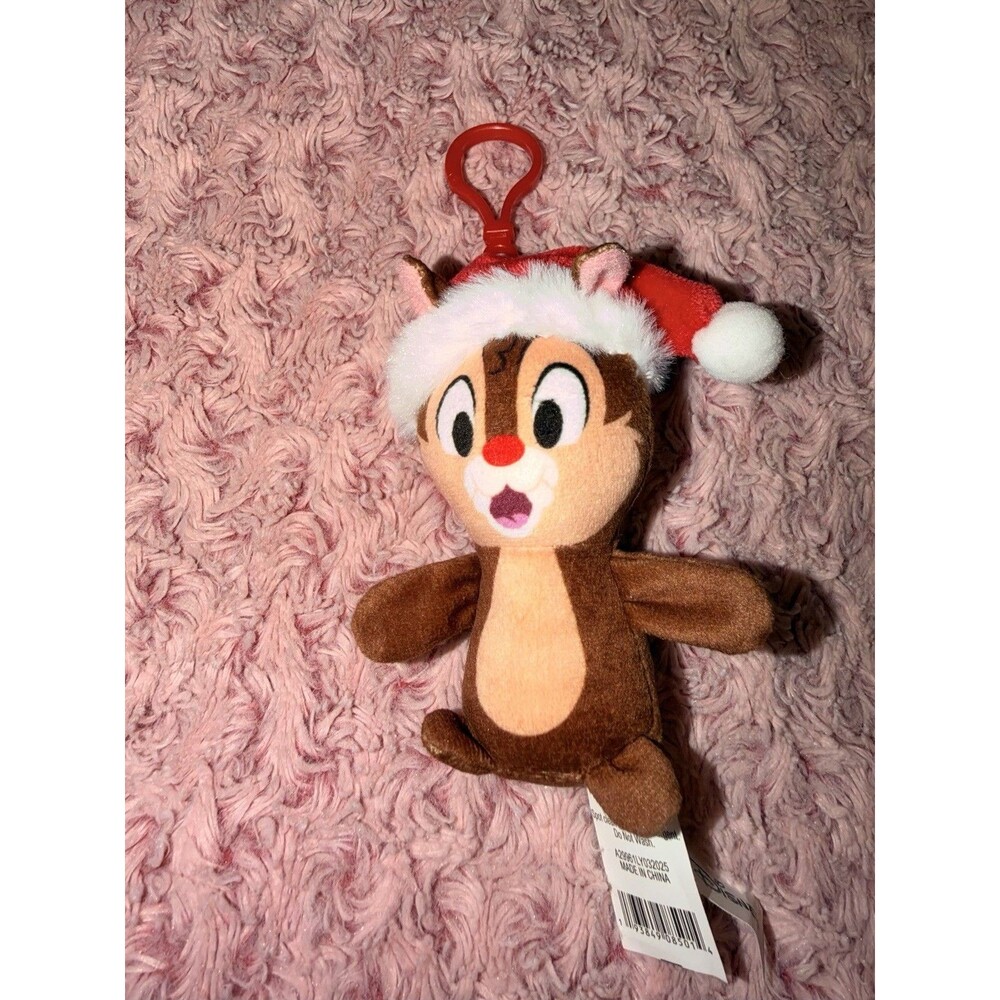 Disney Plush Clip Blind Bag Ruz Christmas Holiday Chip N Dale (Dale) Keychain